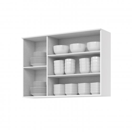 Aéreo 120 Branco cozinha americana