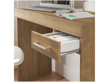 Escrivaninha p/ Notebook Cooler Pinho com 1 Gaveta
