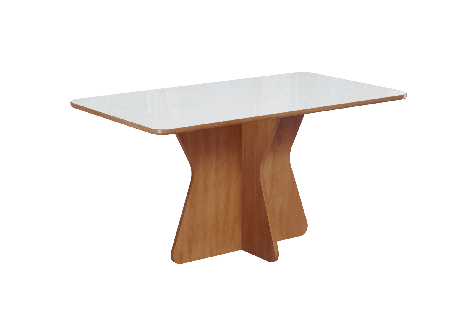 Mesa Catânia 1.20x90 Vidro Nude