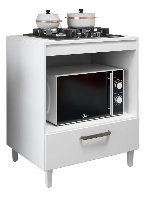 Balcão Cooktop Jade Plus Branco