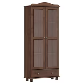 Cristaleira 2 Portas 1 Gaveta Rubi 8932WN Café Finestra